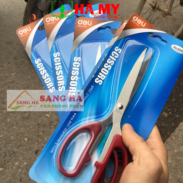 [Hỏa Tốc] Sỉ kéo văn phòng deli 6010 dài 210mm- Cam kết 100% Hàng chính hãng kéo deli