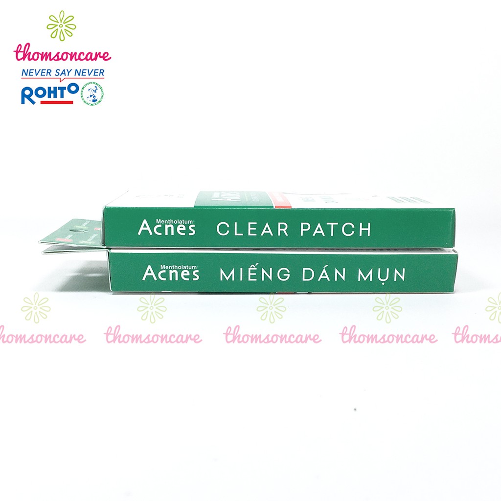 Miếng dán mụn Acnes Clear Patch Hộp 24 miếng, giảm mụn sưng đỏ, mụn bọc, kháng khuẩn, ngừa sẹo