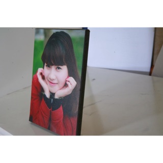 IN ẢNH ÉP GỖ 13x18cm Lụa & bóng