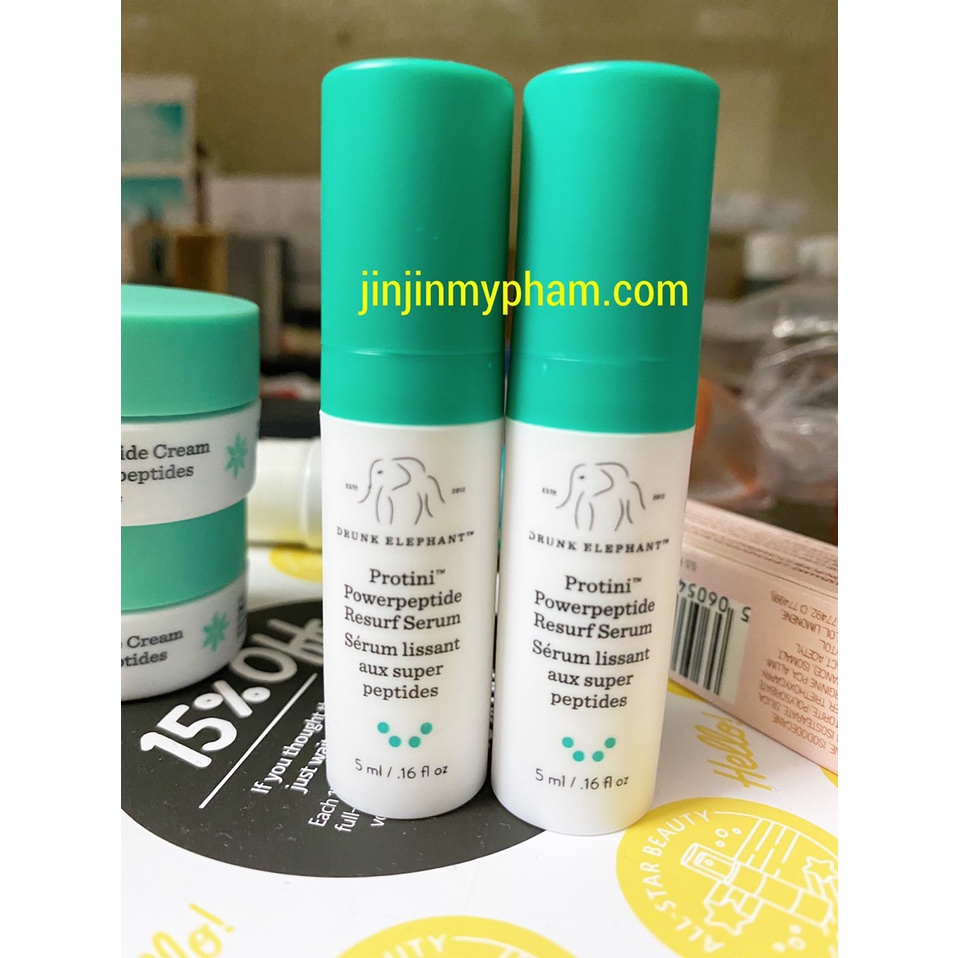 Tinh chất chống lão hóa Drunk Elephant Protini Power Peptide Resurf Serum 5ml