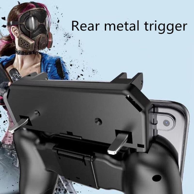 Tay cầm có nút nhấn điều khiển chơi game W18 PUBG trên điện thoại tiện dụng