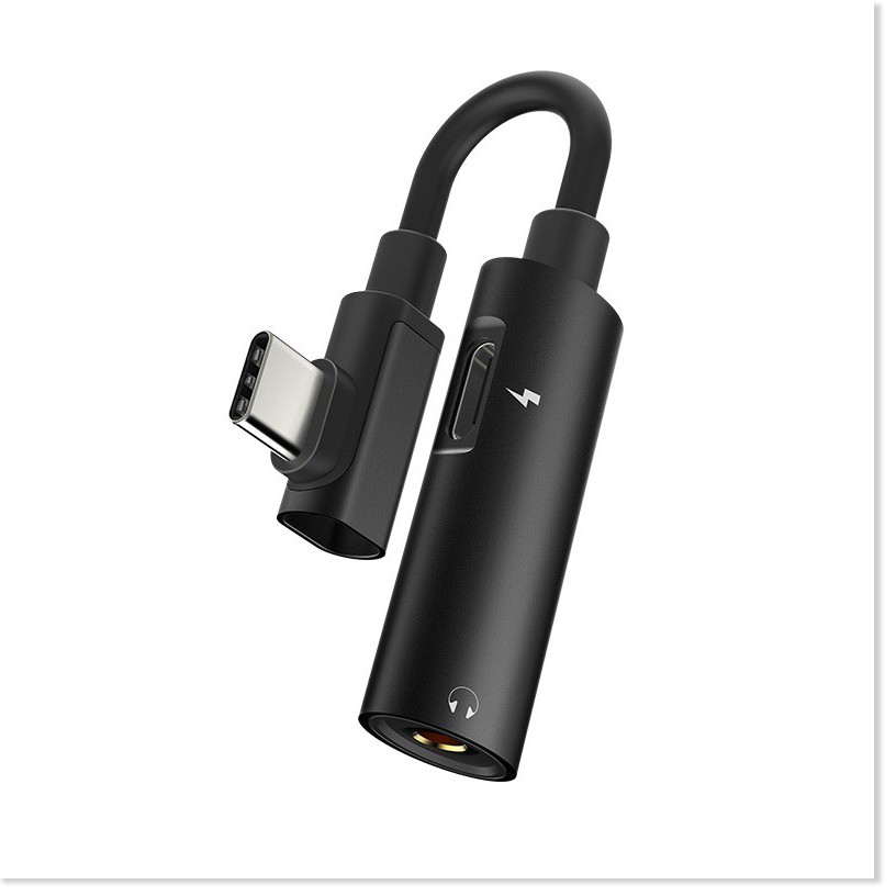 Cáp chuyển đổi Hoco LS19 từ USB Type-C sang USB Type-C + Audio 3.5mm - MrPhukien