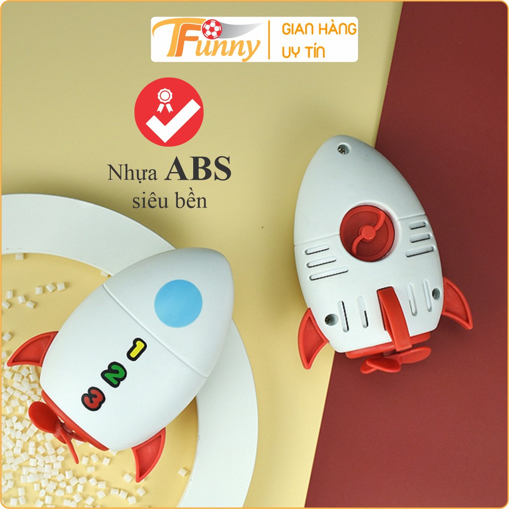 Đồ Chơi Tắm Cao Cấp Cho Bé, Tên Lửa Chạy Cót, T Funny, Nhựa ABS Bên Bỉ, Chống Nước Chống Han Rỉ, An Toàn Cho Bé