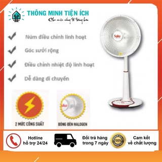 Quạt sưởi ấm mùa đông halogen Saiko mới nhất HF-900H đa dạng tiện dụng, công suất 800W