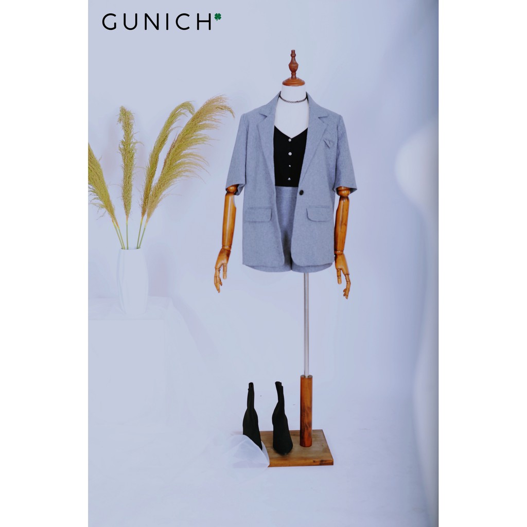 Quần short phối khóa đồng Gunich
