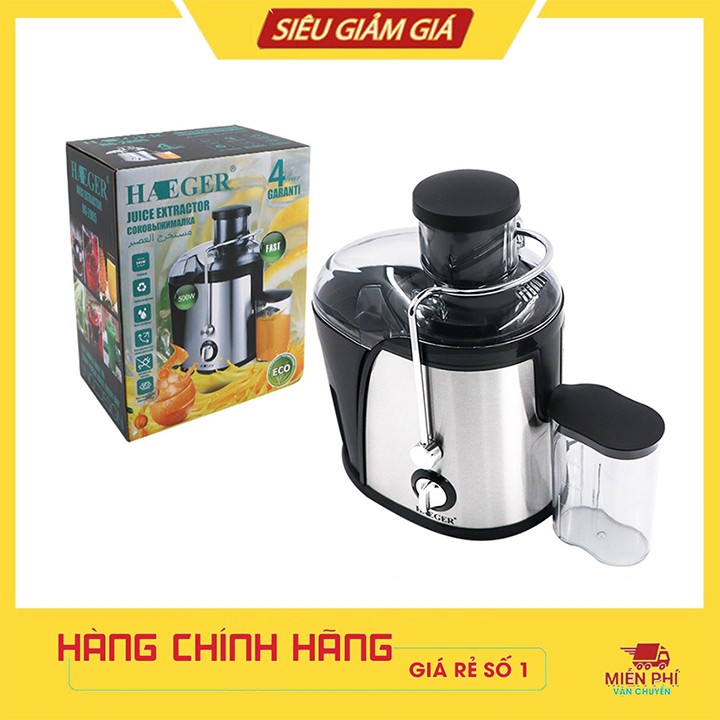 Máy ép chậm 2 lần lọc triệt để nhất chính hãng HAEGER