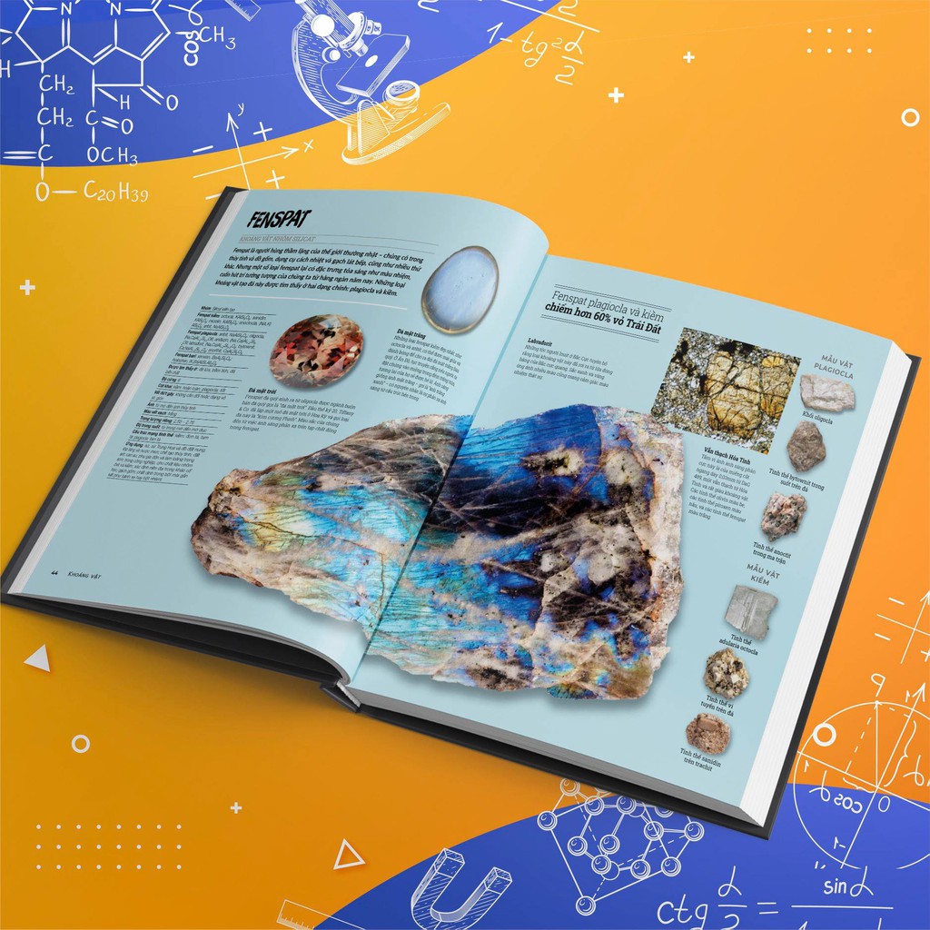 Sách Bách Khoa Toàn Thư bằng khoa học và Không Gian, Đá Quý Khoáng Sản, Bảng Tuần Hoàn Hóa Học