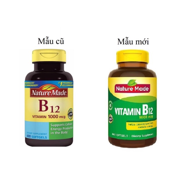 Viên Bổ Sung Vitamin B12 Nature Made B12 1000mcg 400 viên | BigBuy360 - bigbuy360.vn