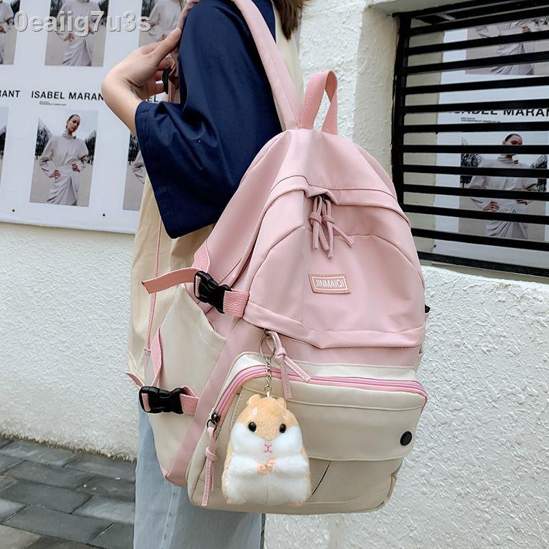 0eaiig7u3sCặp học sinh cấp 2 nữ đi phiên bản hàn quốc của Harajuku in gió trung phổ thông hit màu rừng ba lô sứ