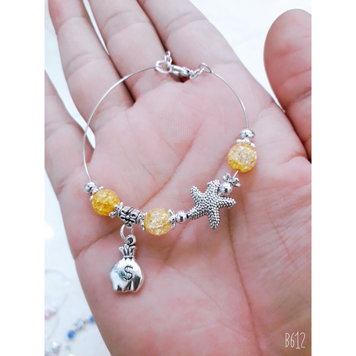 Vòng tay đá bọt tuyết 8mm - phong cách trẻ trung