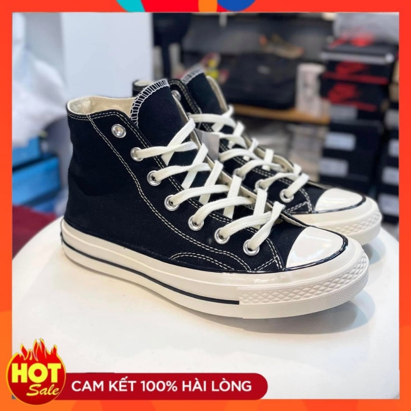 Giày sneaker nam nữ cổ cao đen hàng trung siêu hot đủ box phụ kiện