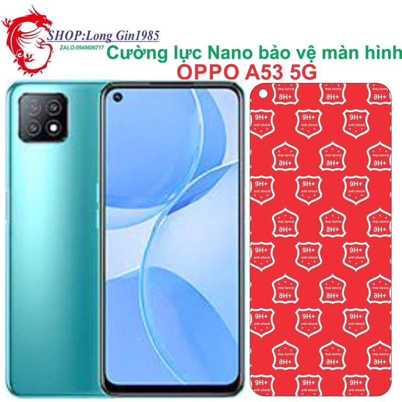 Oppo A53 5G Cường lực dẻo Nano chống va đập chống trầy xước tốt