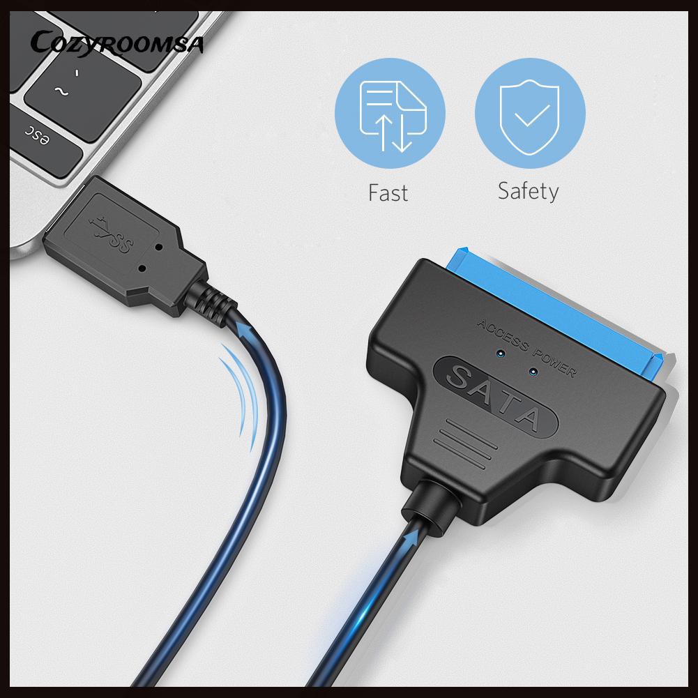 Bộ Chuyển Đổi Ổ Cứng Sata Sang Usb 3.0 2.5 Inch Sata Ssd Tiện Dụng + Phụ Kiện