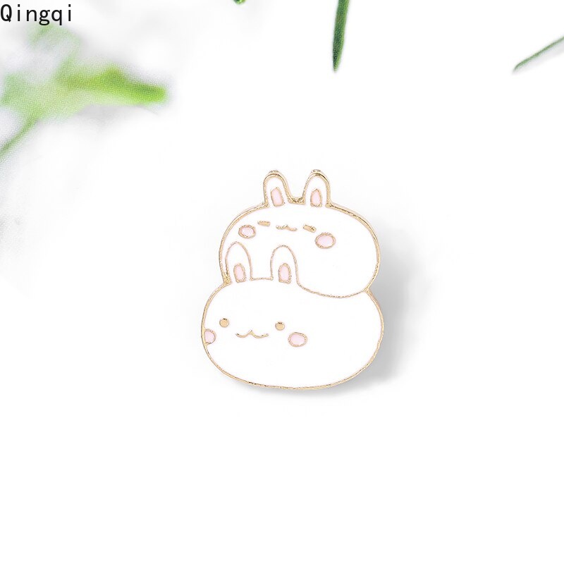 Ghim cài áo Miss Zoe hình chú thỏ hoạt hình đáng yêu