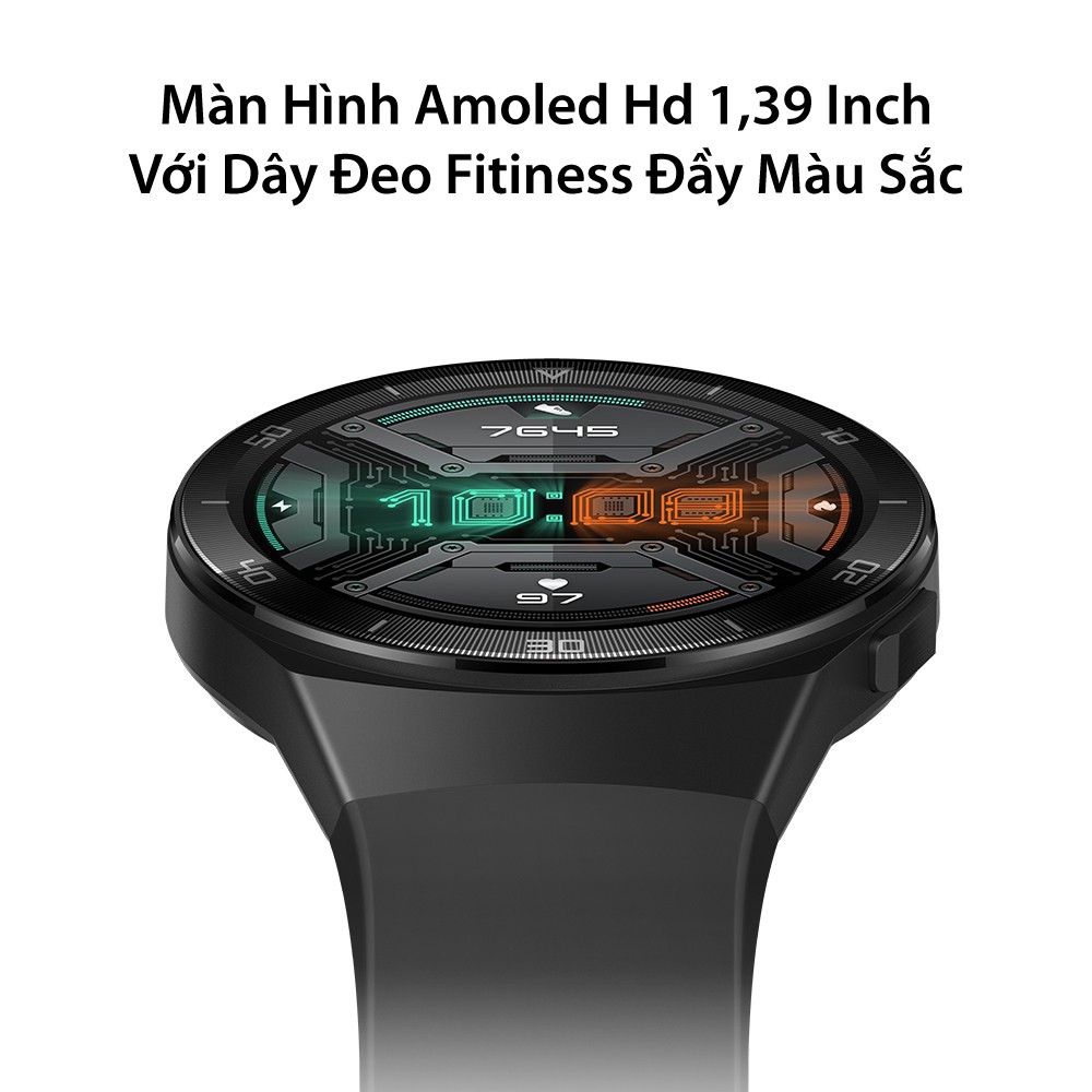 Đồng Hồ Thông Minh Huawei Watch GT2e | Pin Liên Tục 2 Tuần | 100 Chế Độ Luyện Tập