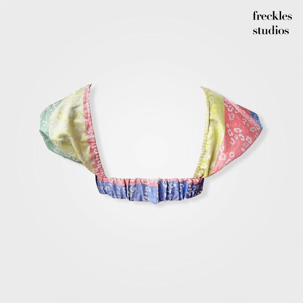 The Freckles Studios - Áo croptop Tinker Bell tay ngắn xẻ ngực