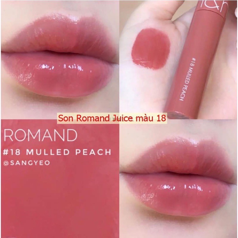 SON ROMAND JUICY LASTING TINT RIPE FRUIT 2020 (MÀU 18.19.20.21) | BigBuy360 - bigbuy360.vn