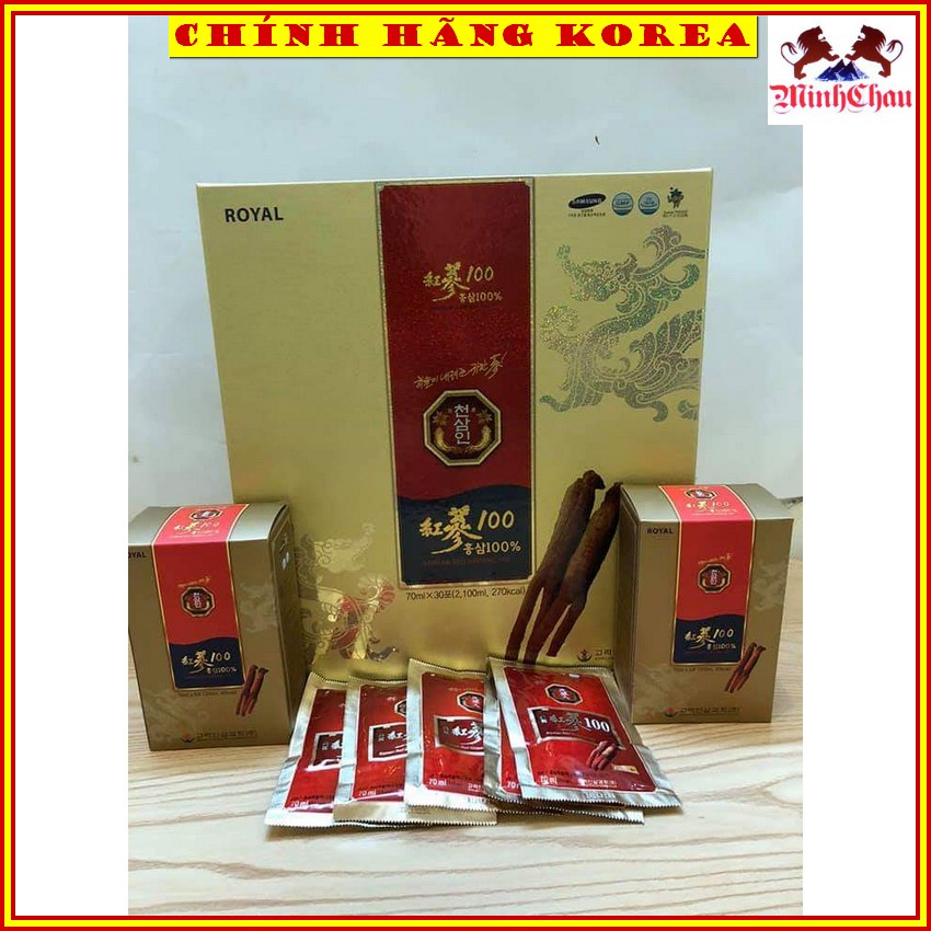 Nước Hồng Sâm Nguyên Chất Bio 30 gói Hàn Quốc, minhchau