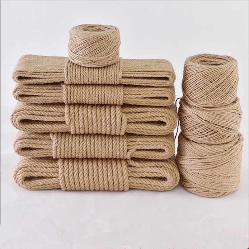 Dây thừng 6mm, dài 10m, dây thừng trang trí, làm decor, cào móng mèo, handmade