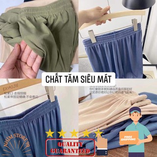 Quần suông zara❤️free ship❤️quần culottes suông len tăm thời trang hàng qc l1