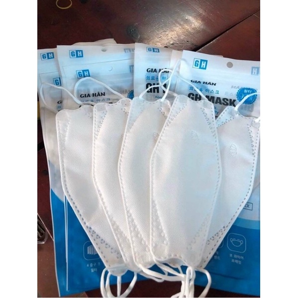Hộp 10 Khẩu trang 4 Lớp KF94 HD MASK Chống Bụi Mịn Và Kháng Khuẩn Hàng Cao Cấp Hàn Quốc