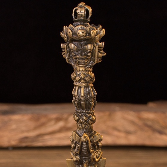 Bùa Hộ Mệnh Phật Giáo Tây Tạng Dorje Vajra Amulet Phurba