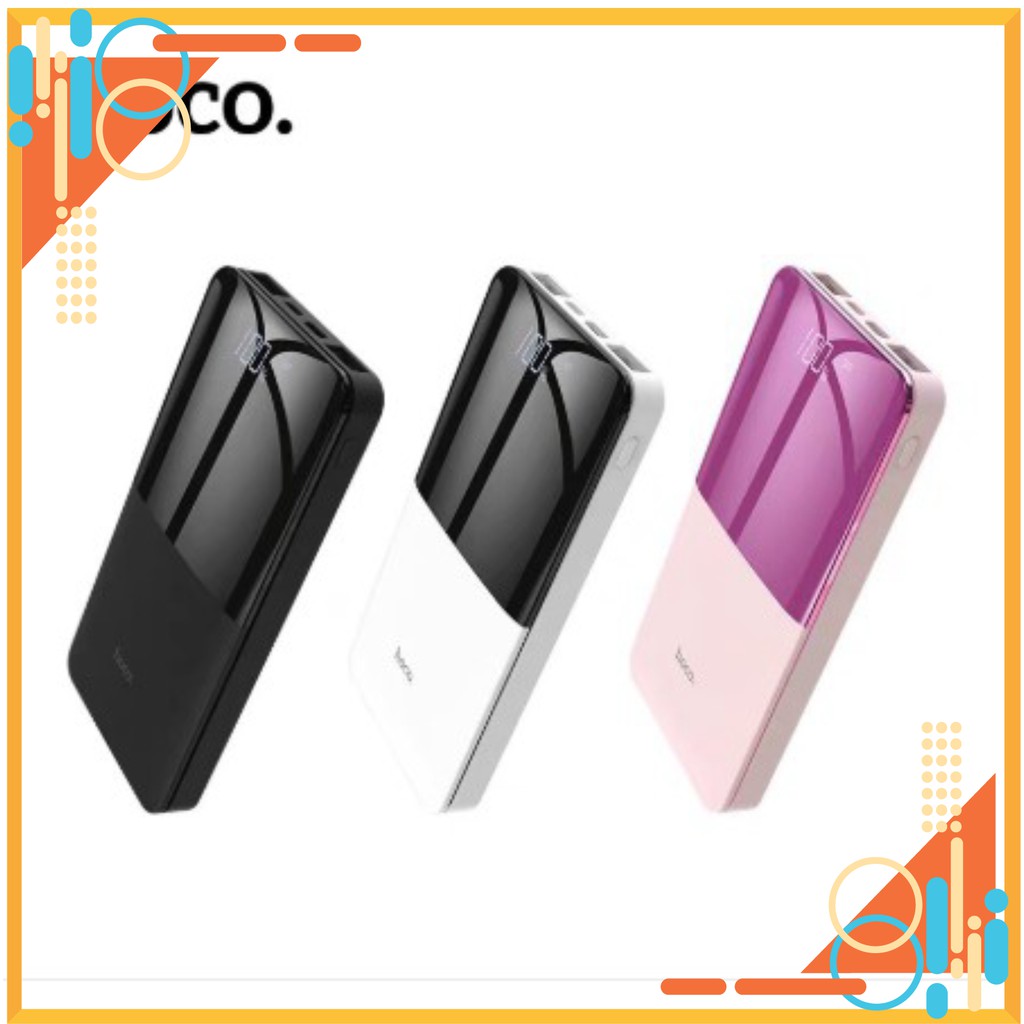 ✔CHÍNH HÃNG✔Pin Sạc Dự Phòng 10000mAh/20000mAh 2 cổng sạc in/out -Hoco J42 High power {BẢO HÀNH ĐỔI MỚI} hana.case