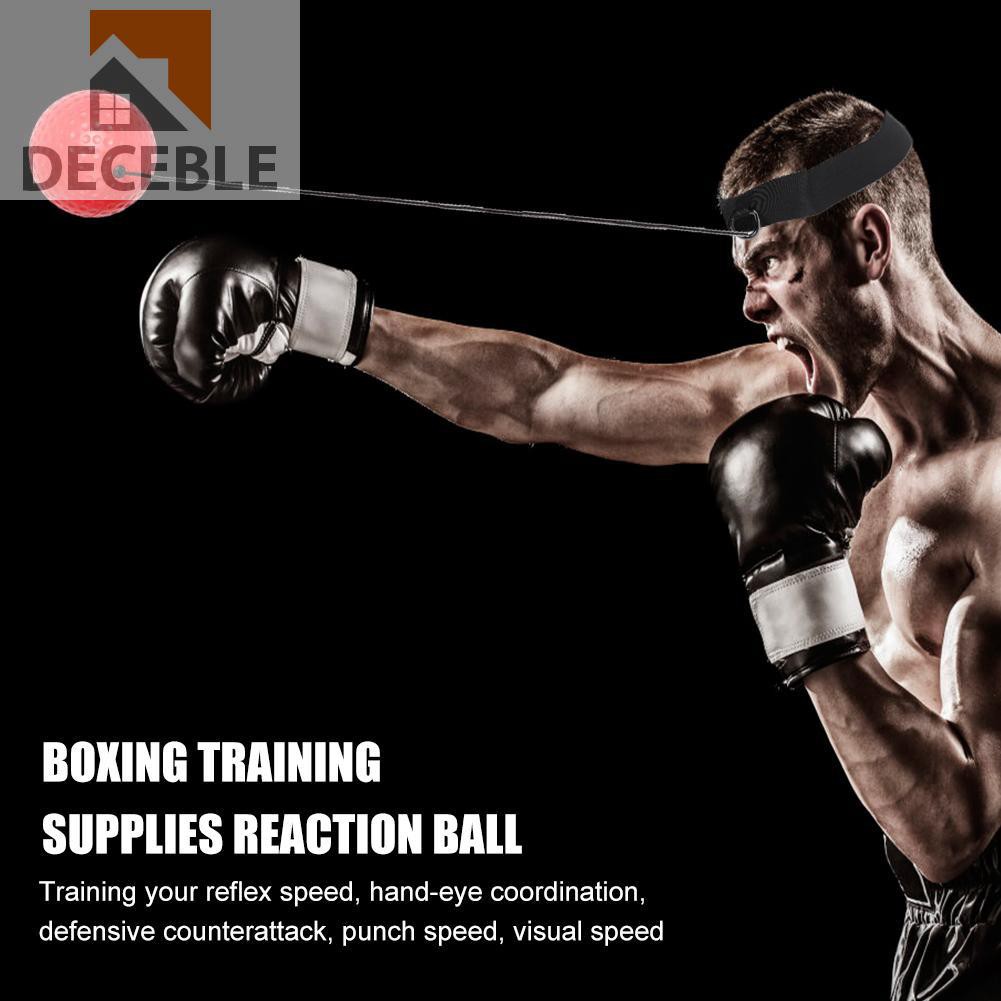 Bóng Tập Phản Xạ Boxing Bằng Pu Màu Đỏ