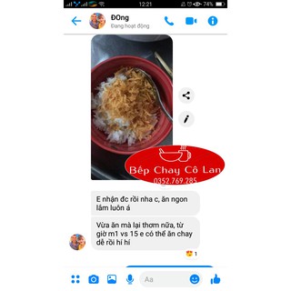 | Bếp chay Cô Lan | | 200gr |Chà bông chay (ruốc chay)