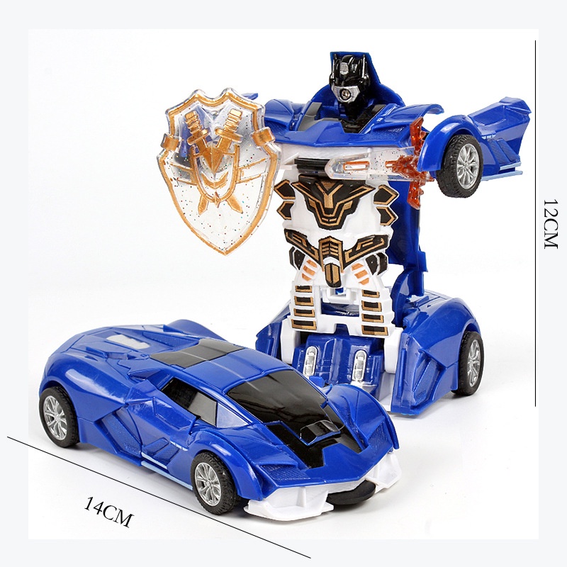 Đồ chơi Ô tô biến hình thành Robot khi va chạm