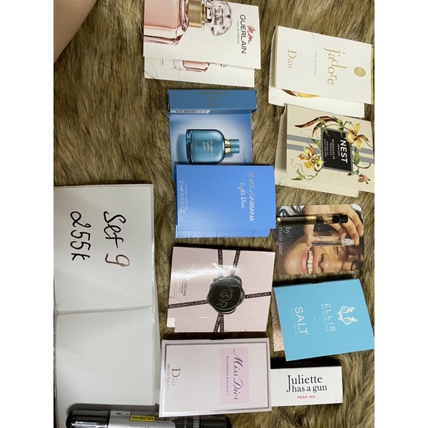 set vial nước hoa các hãng