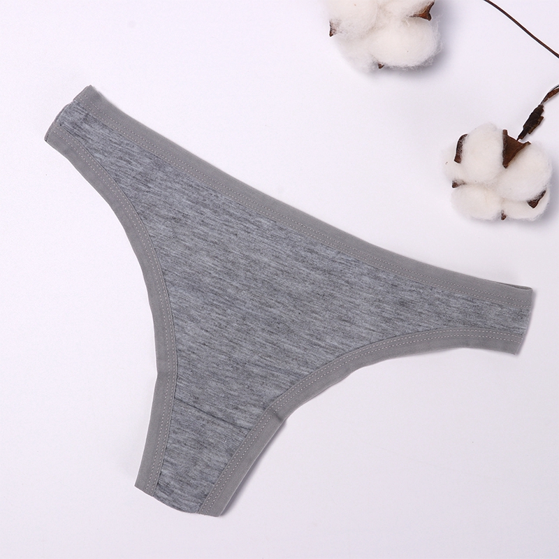 Quần Lót Cotton Một Màu Quyến Rũ Cho Nữ