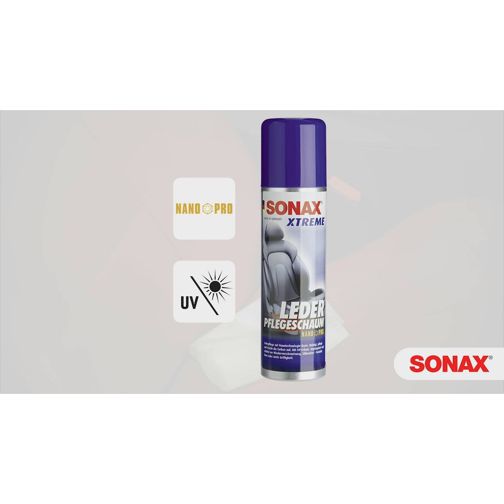 Dung Dịch Làm Sạch Ghế Da Sonax Xtreme Leather Care NanoPro 250ml 289100