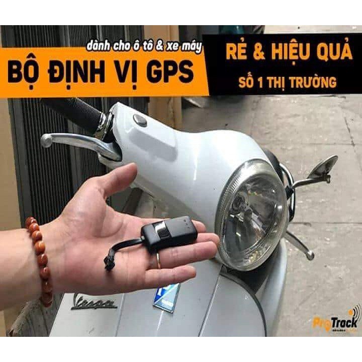 Định vị xe máy ô tô Protrack VT02s - Chính xác tuyệt đối - Kèm sim 4G miễn phí 1 năm