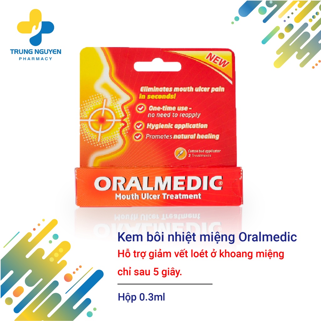 Kem bôi nhiệt miệng Oralmedic (Hộp 0.3ml)