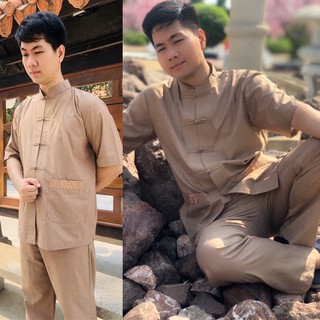 Đồ Lam Đi Chùa # Lãnh Tụ Nam Thêu Túi Áo # Đồ Bộ Nam # Quần Áo Nam # Quần Dài