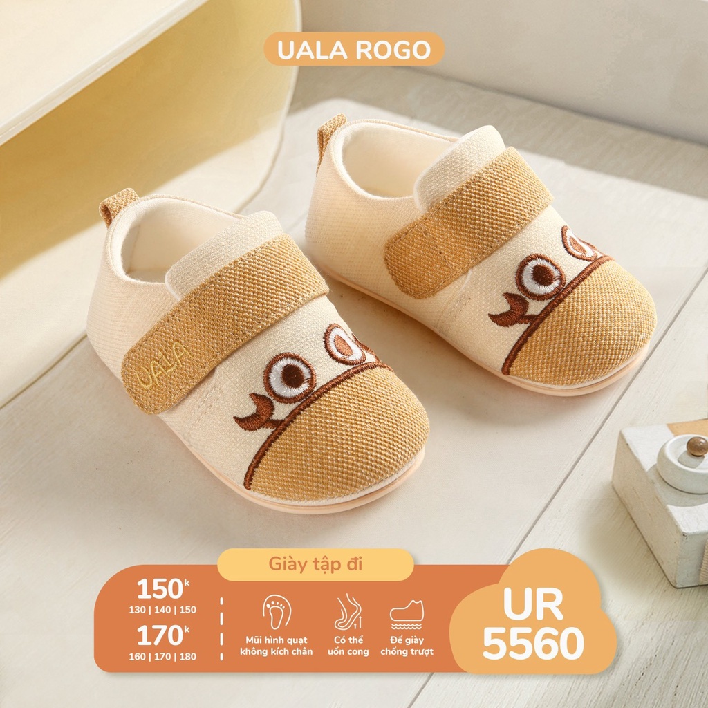 Giày Tập Đi UALAROGO, Hình Thù Ngộ Nghĩnh, Chống Trơn Trượt, An Toàn cho Bé Trai, Bé Gái