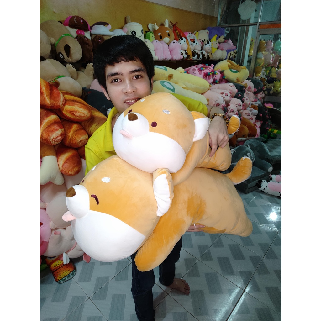 Gấu Bông Chó Shiba Mềm Mịn Cao Cấp