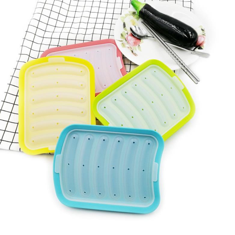 Khuôn Làm Xúc Xích,Khuôn Xúc Xích Silicon Cho Bé Ăn Dặm