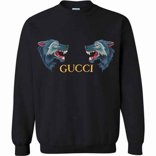 Áo Sweater Gucci Vải Cotton Lông Cừu Mềm Mại Thoải Mái Cho Nam Và Nữ