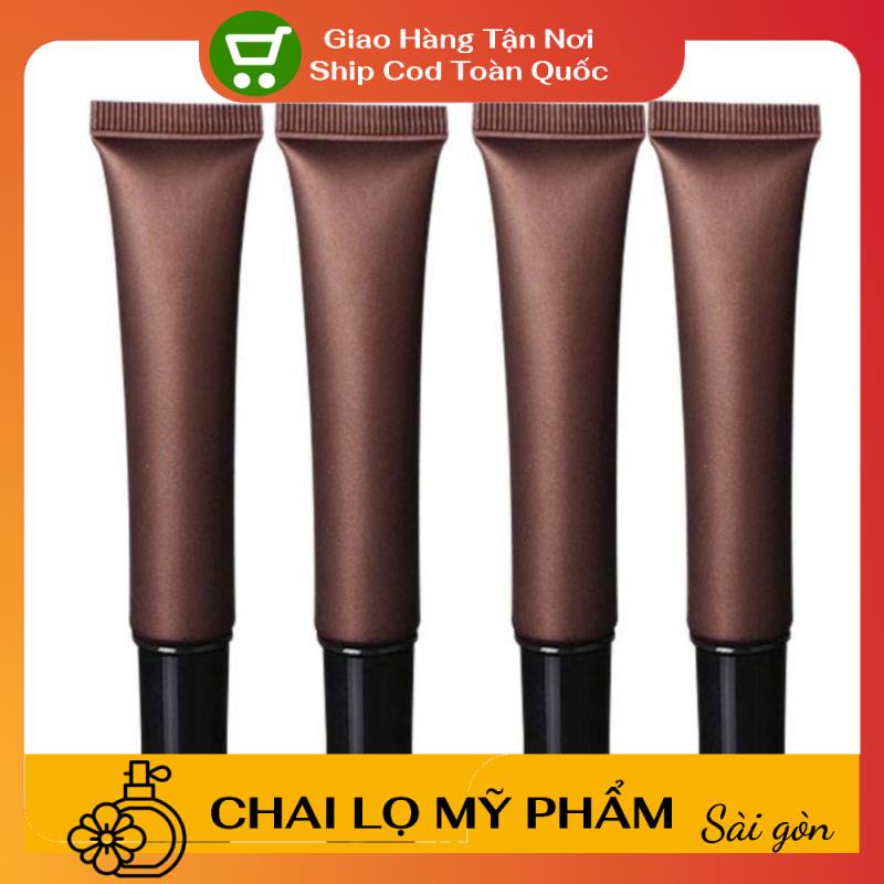 Tuýp Chiết Mỹ Phẩm ❤ Tuýp (tube) nhựa chiết mỹ phẩm 20ml Nâu,Rêu , phụ kiện du lịch