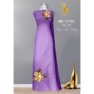 [The Deliaa] vải may áo dài lụa cao cấp mềm rủ co dãn mặc mát (cả bộ vải )
