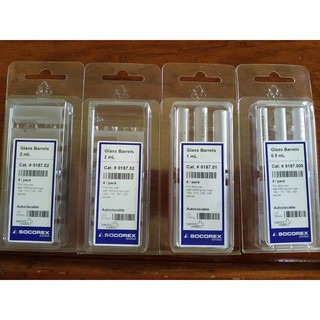Ống thủy Socorex chính hãng các loại 1ml