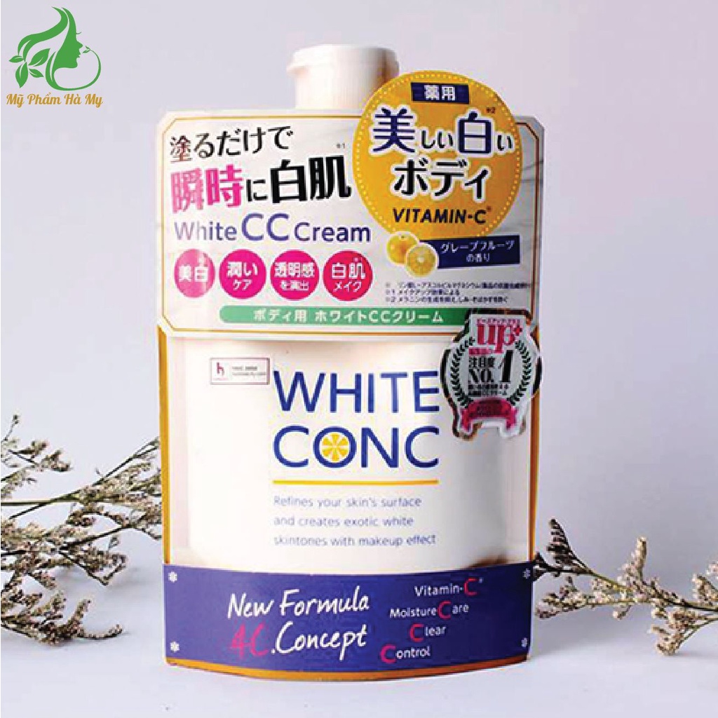 Sữa dưỡng trắng dưỡng thể, White Conc Body Cc Cream Vitamin C 200g – Mỹ Phẩm Hà My