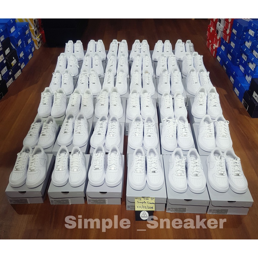 [Sẵn]Giày Nike Air Force 1 🔴FREESHIP🔴 Giảm 50k Khi Nhập Mã [AF1_Auth] Giày Nike AF1 All White Chính Hãng Chuẩn Auth