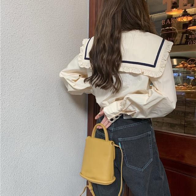 Áo Kiểu Hàn Quốc Dáng Rộng Dài Tay Thời Trang Mùa Hè 2020 Cho Nữ