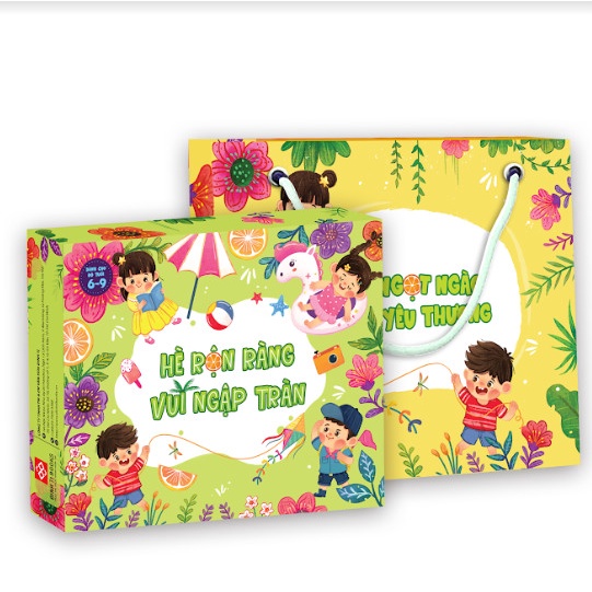 SÁCH - Hộp quà mùa hè - Hè rộn ràng, vui ngập tràn 6-9 tuổi