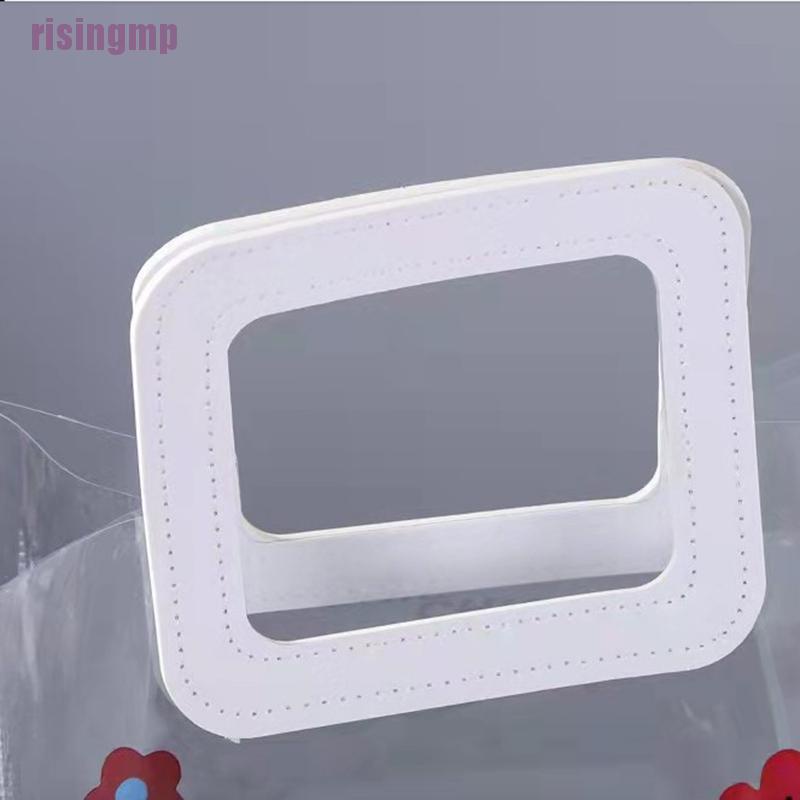Túi đựng đồ bằng PVC trong suốt in họa tiết hoa phong cách Hàn Quốc cho nữ