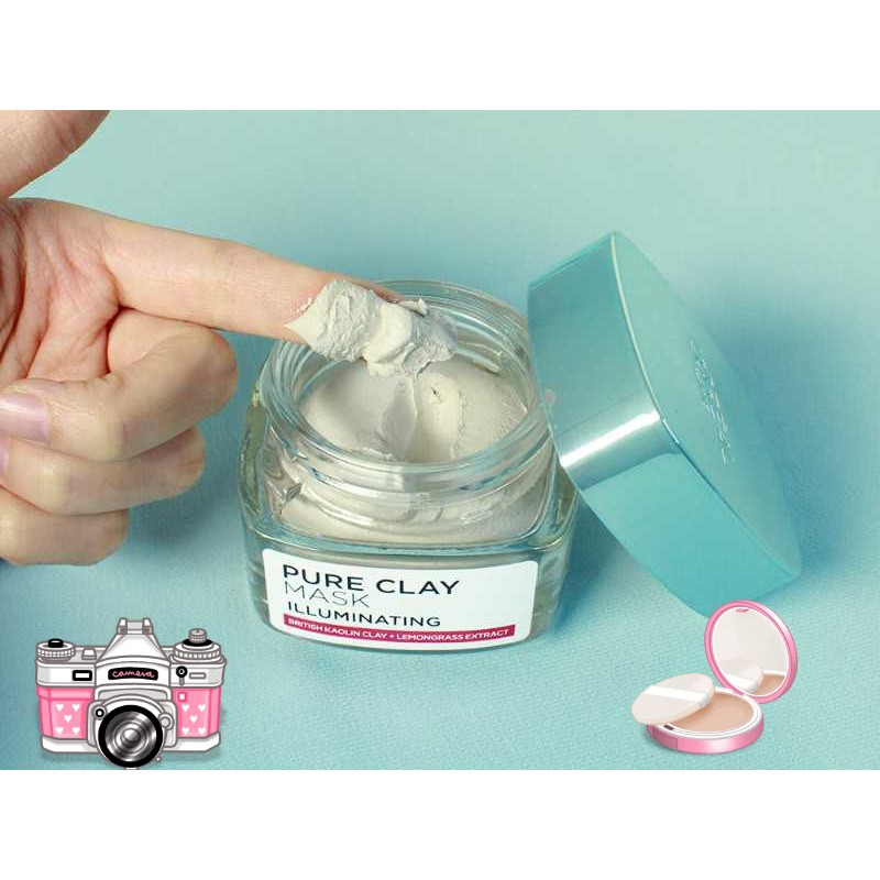 Mặt nạ đất sét thanh lọc da L'Oreal Paris Pure Clay Mask 50g