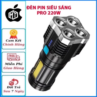 Đèn Pin Siêu Sáng Chiếu Xa Tiết Kiệm Điện, Chống Nước Cao Cấp